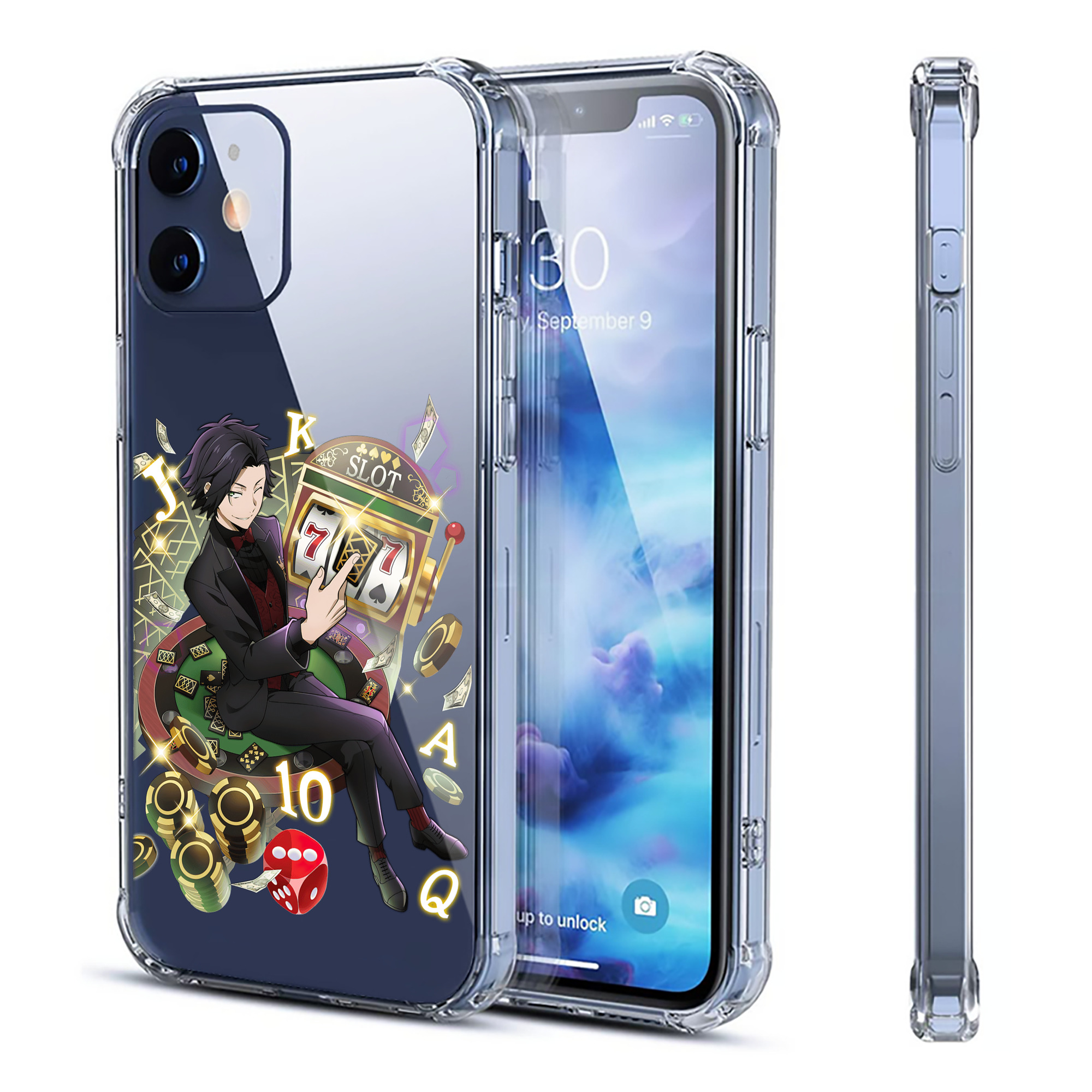 （画像用） 文豪ストレイドッグス Bungo Stray Dogs 【iPhone 12シリーズ対応】透明スマホケース（クリアソフトケース）